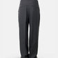 WOOLY SHARKSKIN EASY TROUSERS