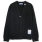 COTTON POLYESTER MILAN RIB CARDIGAN