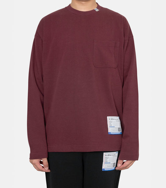 HEAVY WEIGHT JERSEY POCKET LS TEE