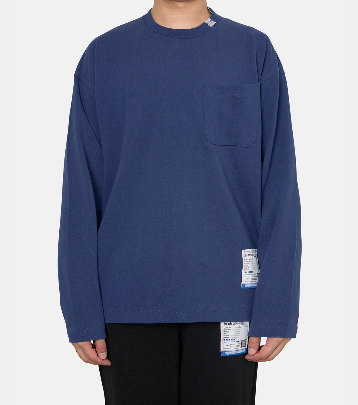 HEAVY WEIGHT JERSEY POCKET LS TEE