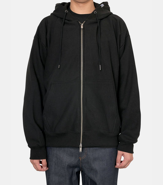 HEAVY WEIGHT FRENCH TERRY ZIP PARKA