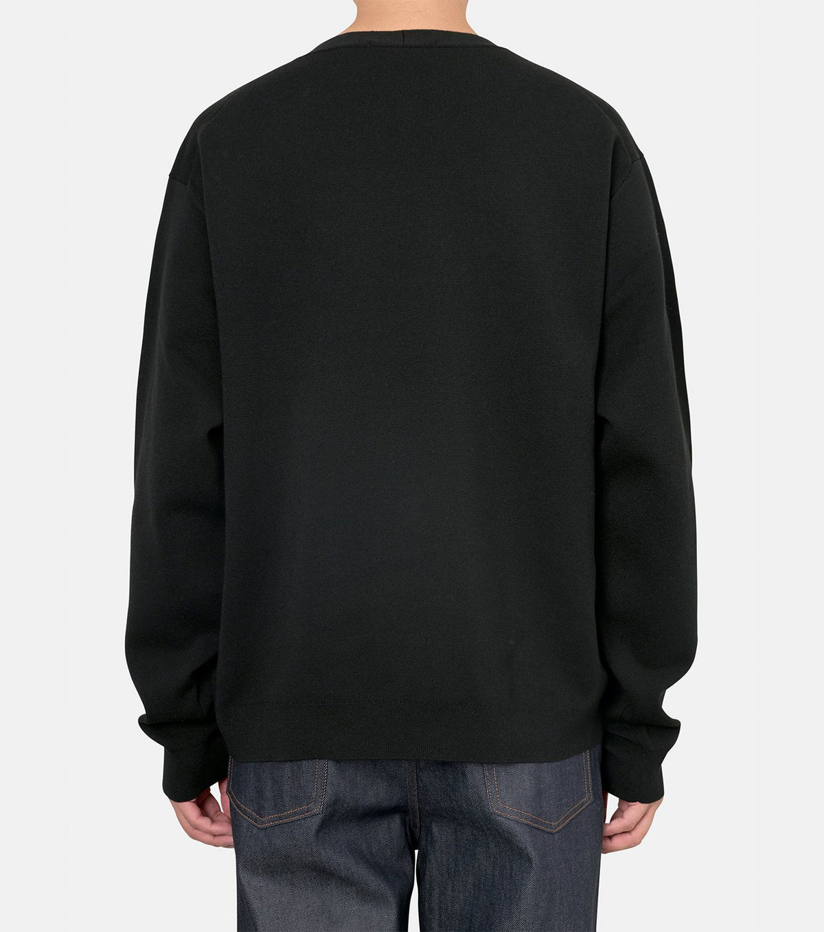 COTTON POLYESTER MILAN RIB V_NECK PU