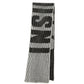 Jacquard Wool Long Scarf