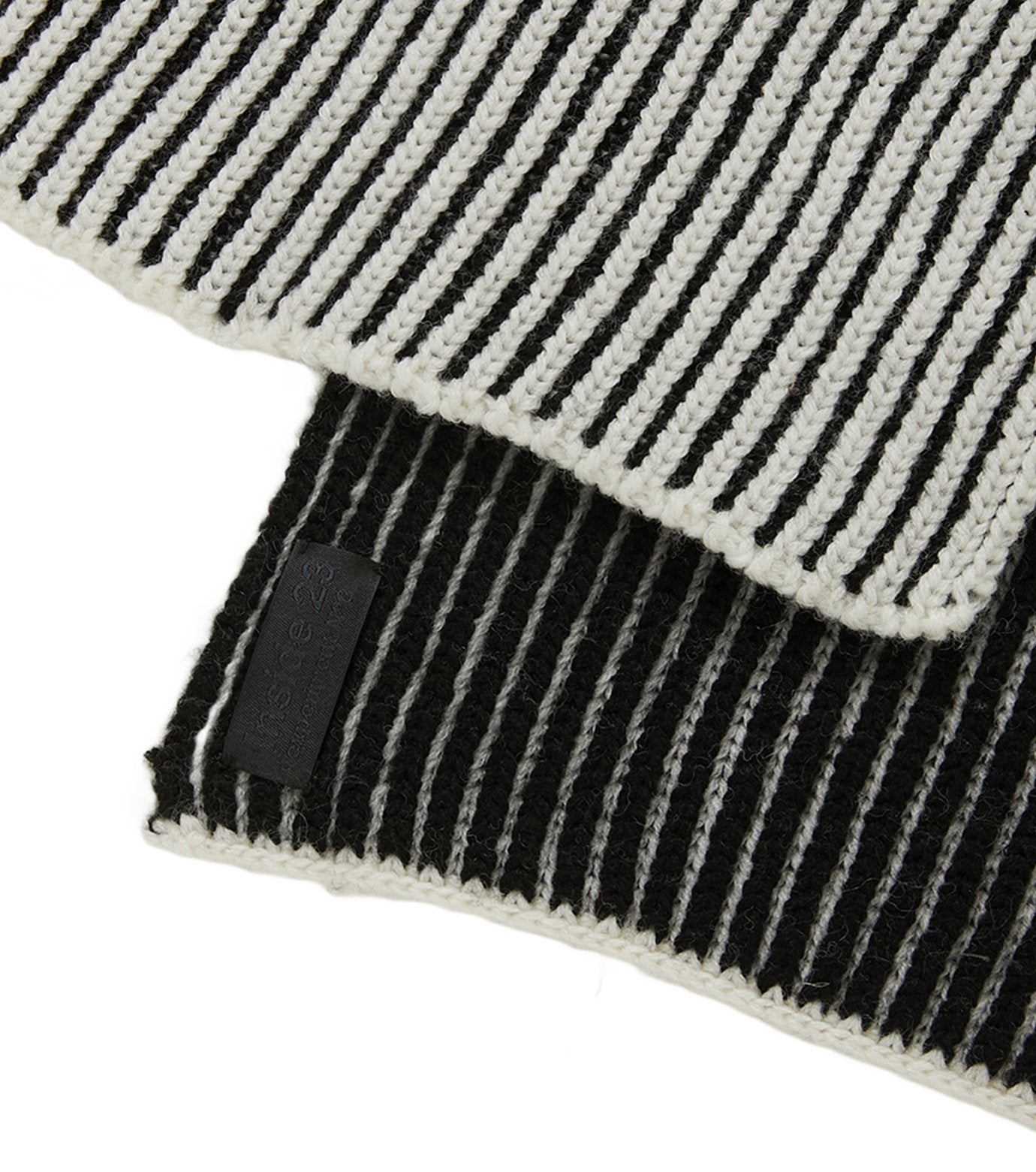 Jacquard Wool Long Scarf