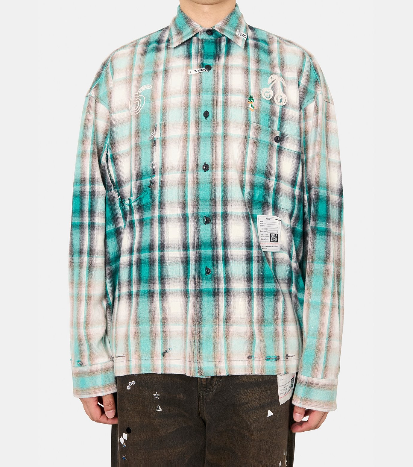 VINTAGE LIKE CHECK L/S SHIRTS