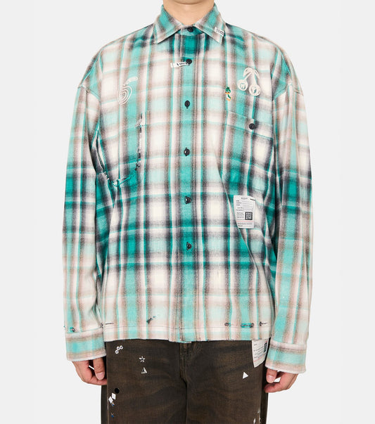 VINTAGE LIKE CHECK L/S SHIRTS