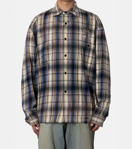 VINTAGE LIKE CHECK L/S SHIRTS