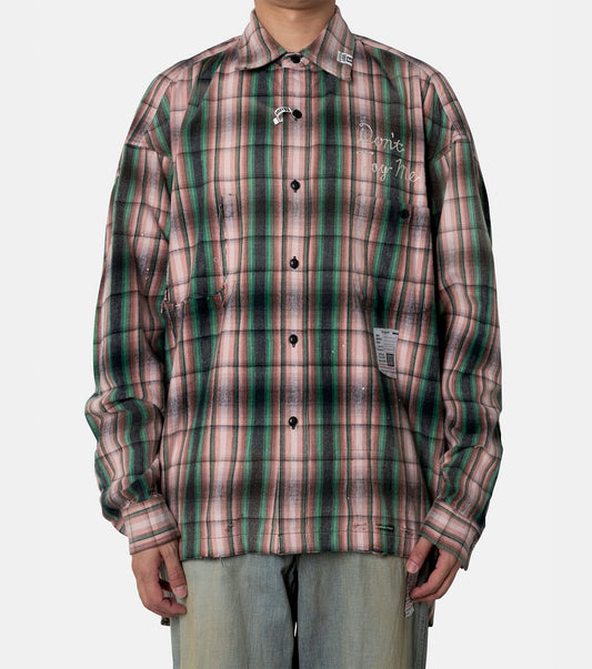 VINTAGE LIKE CHECK L/S SHIRTS