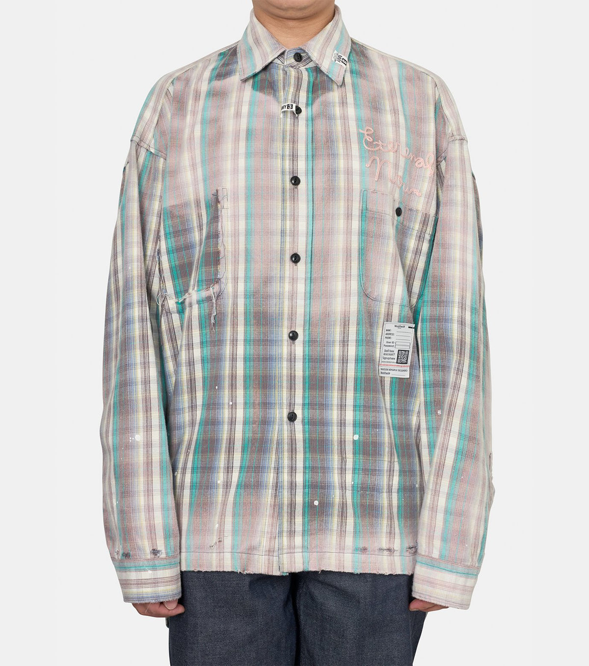 VINTAGE LIKE CHECK L/S SHIRTS
