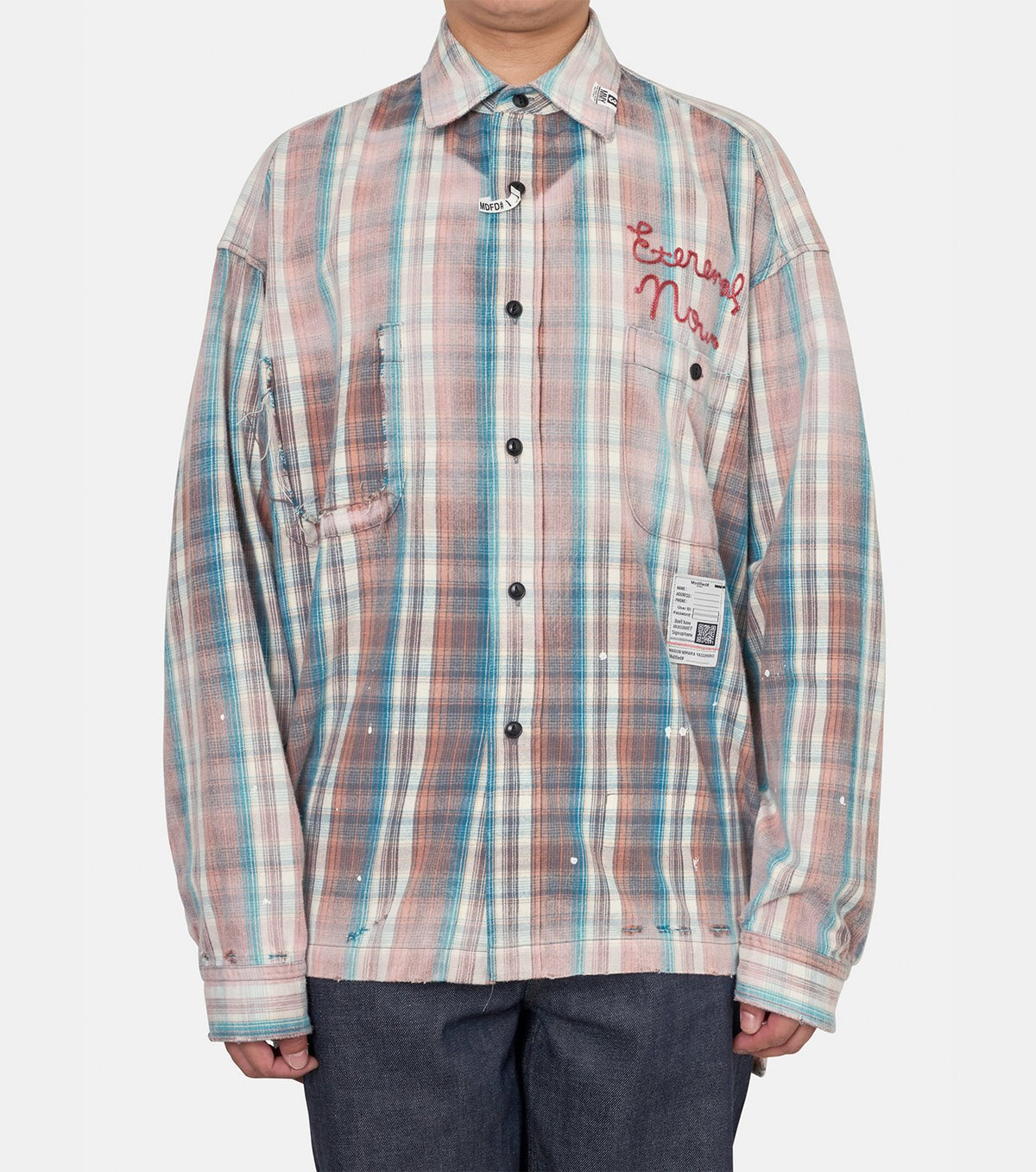 VINTAGE LIKE CHECK L/S SHIRTS