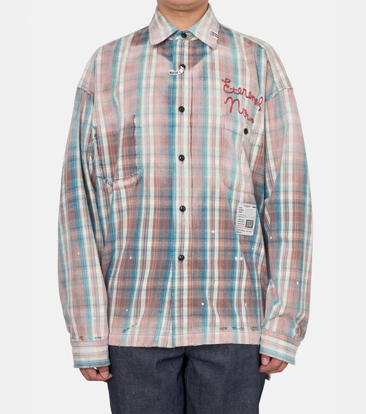 VINTAGE LIKE CHECK L/S SHIRTS
