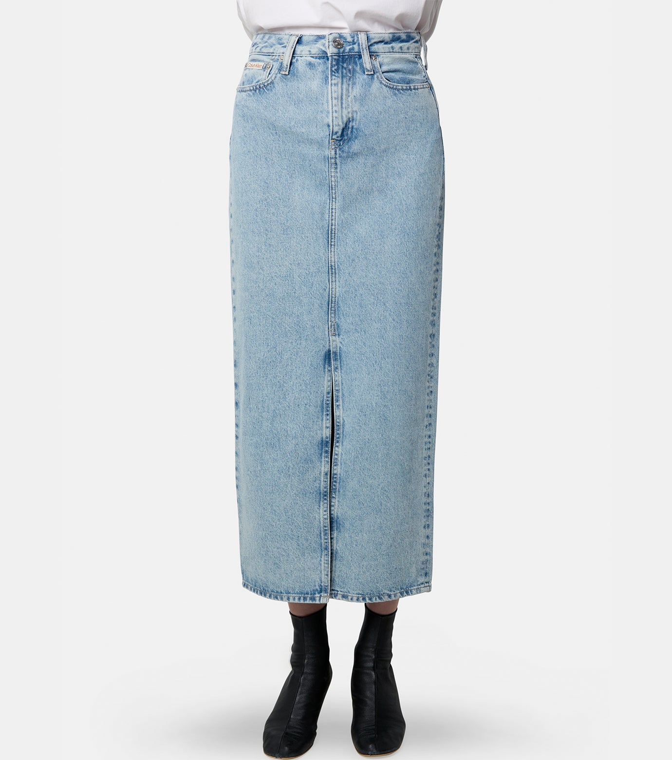 MAXI DENIM SKIRT