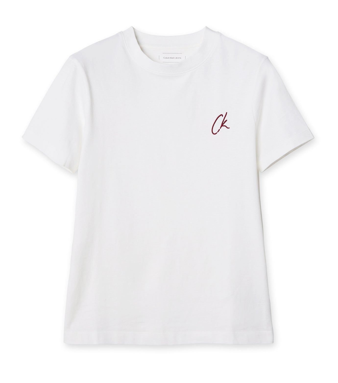 EMBROIDERED CK REGULAR TEE