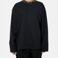 T-SHIRT CN LS W/STUDS