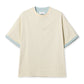 T-SHIRT CN SS DOUBLE LAYER