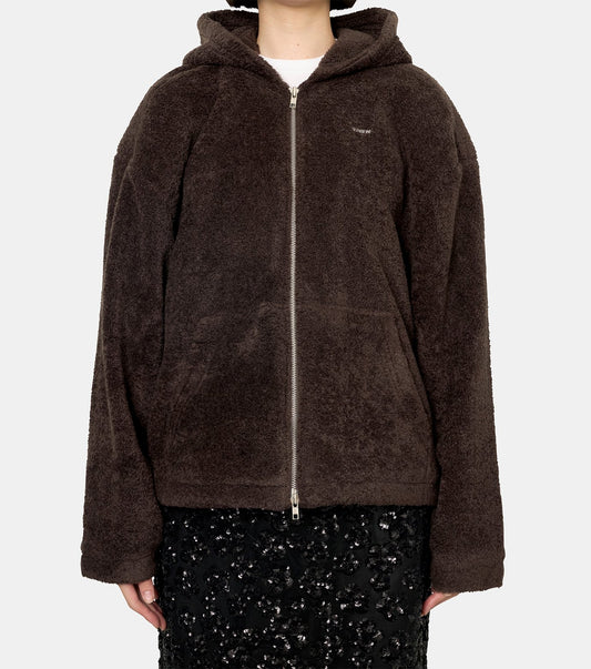 Fleece Hoodie Zip-Up Jacket