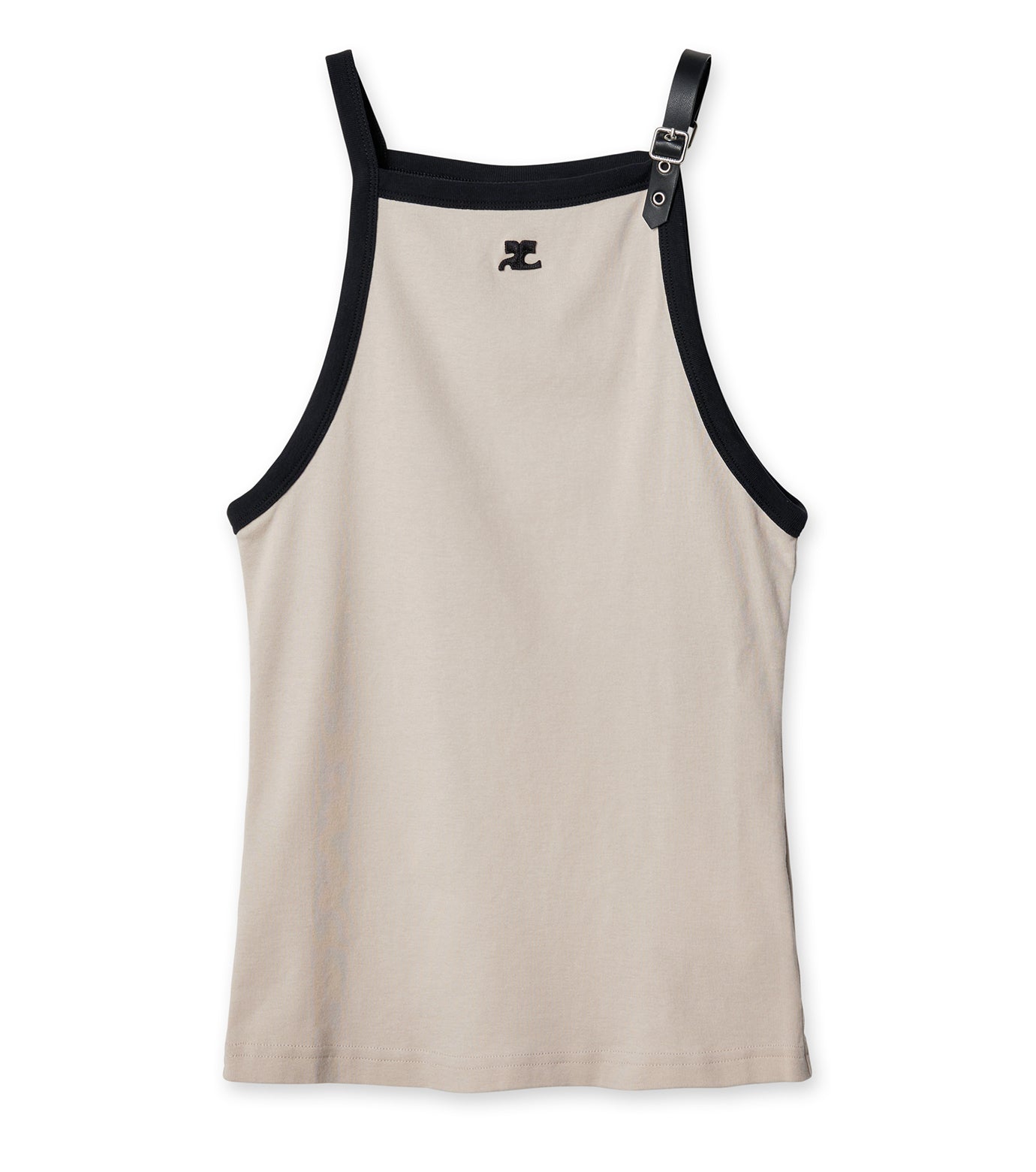 Buckle Contrast Tank Top