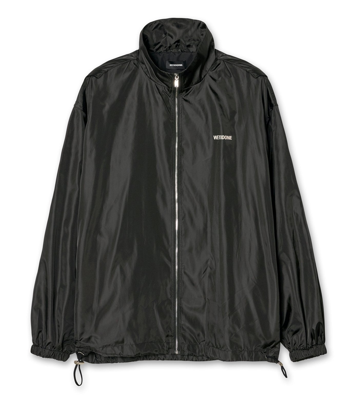 BLACK WINDBREAKER JACKET