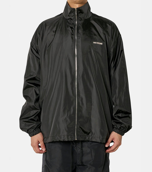 BLACK WINDBREAKER JACKET