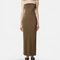 Contrast Hyperbole Long Dress