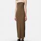 Contrast Hyperbole Long Dress