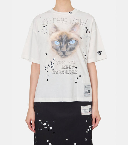 Embellished Distressed Tee
