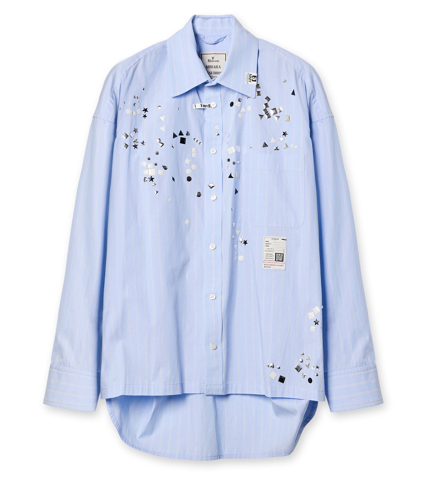 EMBELLISHED STRIPE SHIRTS