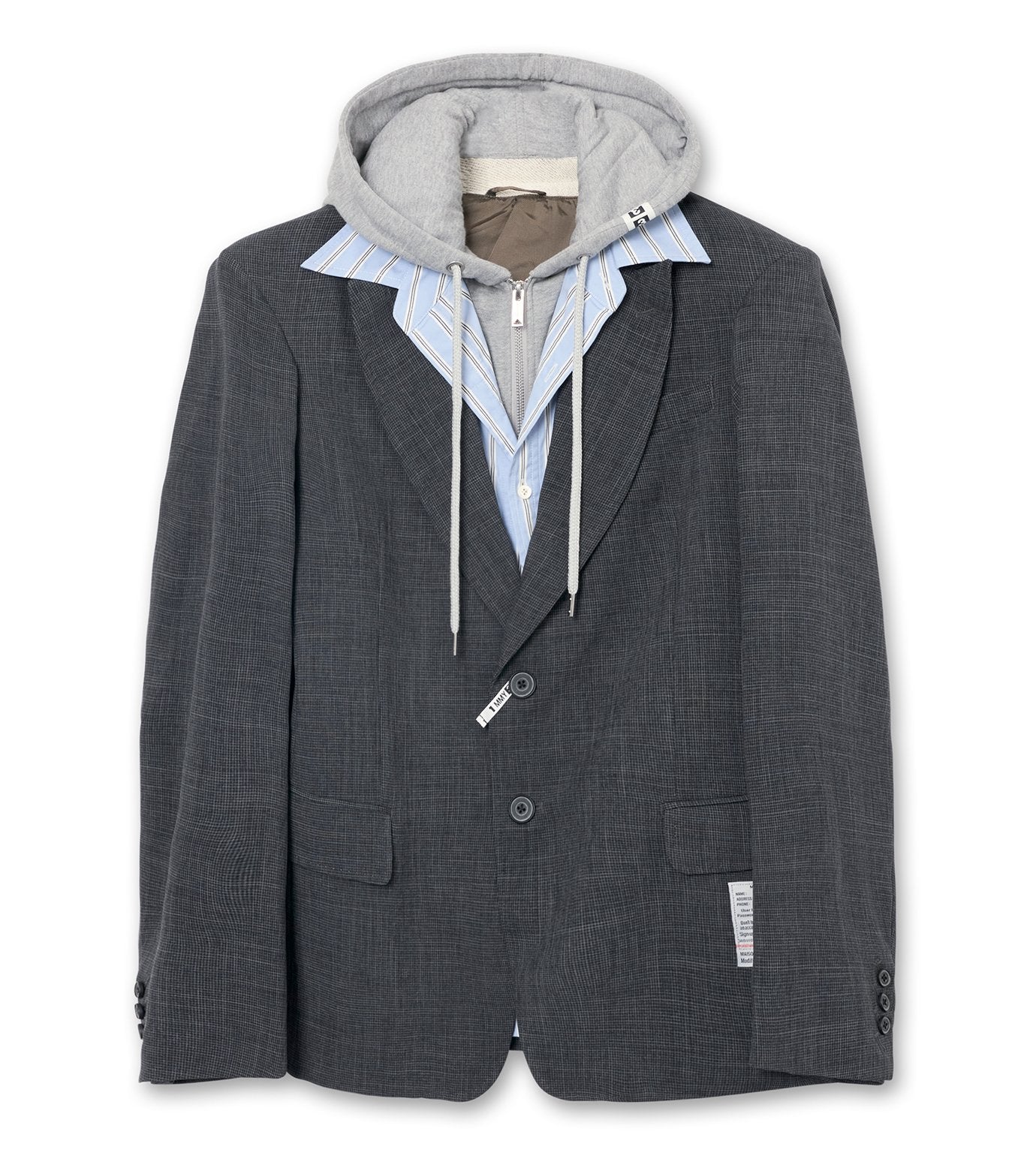 Three Layered Houndstooth Jacket