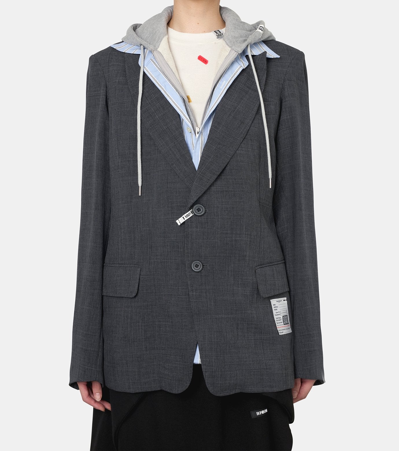 Three Layered Houndstooth Jacket