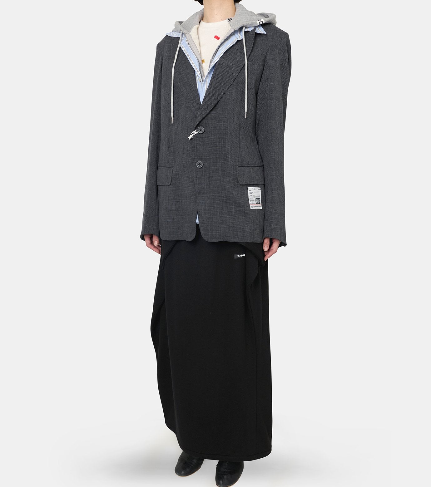 Three Layered Houndstooth Jacket