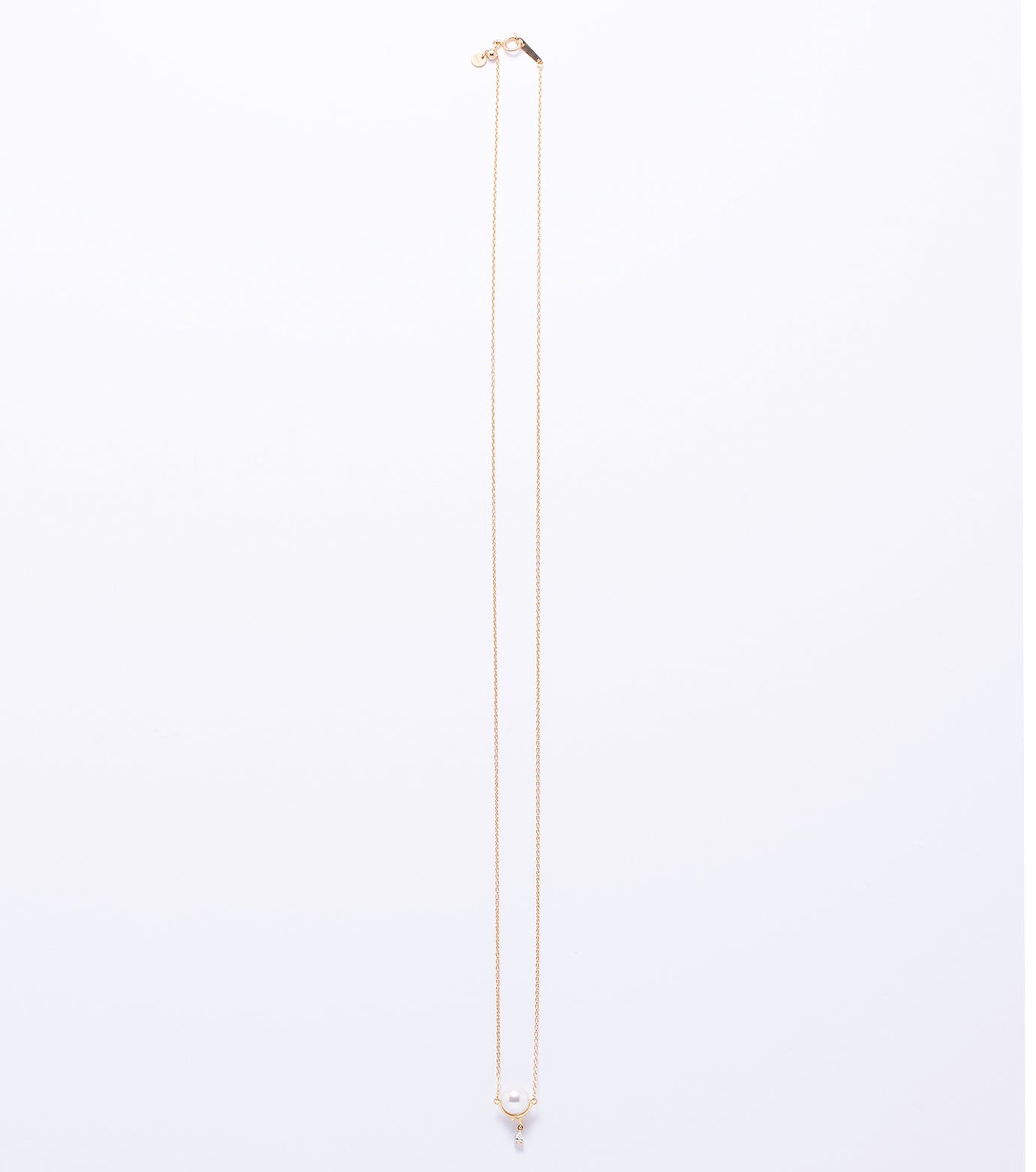 akoya pearl diamond drop neckles