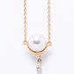 akoya pearl diamond drop neckles