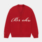 Broke Cardigan - Red