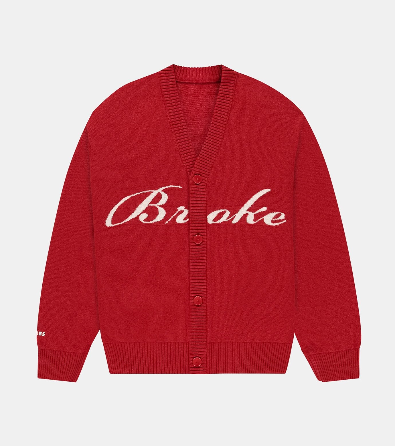 Broke Cardigan - Red