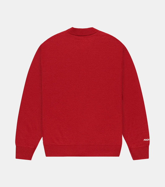 Broke Cardigan - Red