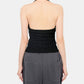 Halter-Neck Cable Knit Vest