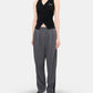 Halter-Neck Cable Knit Vest