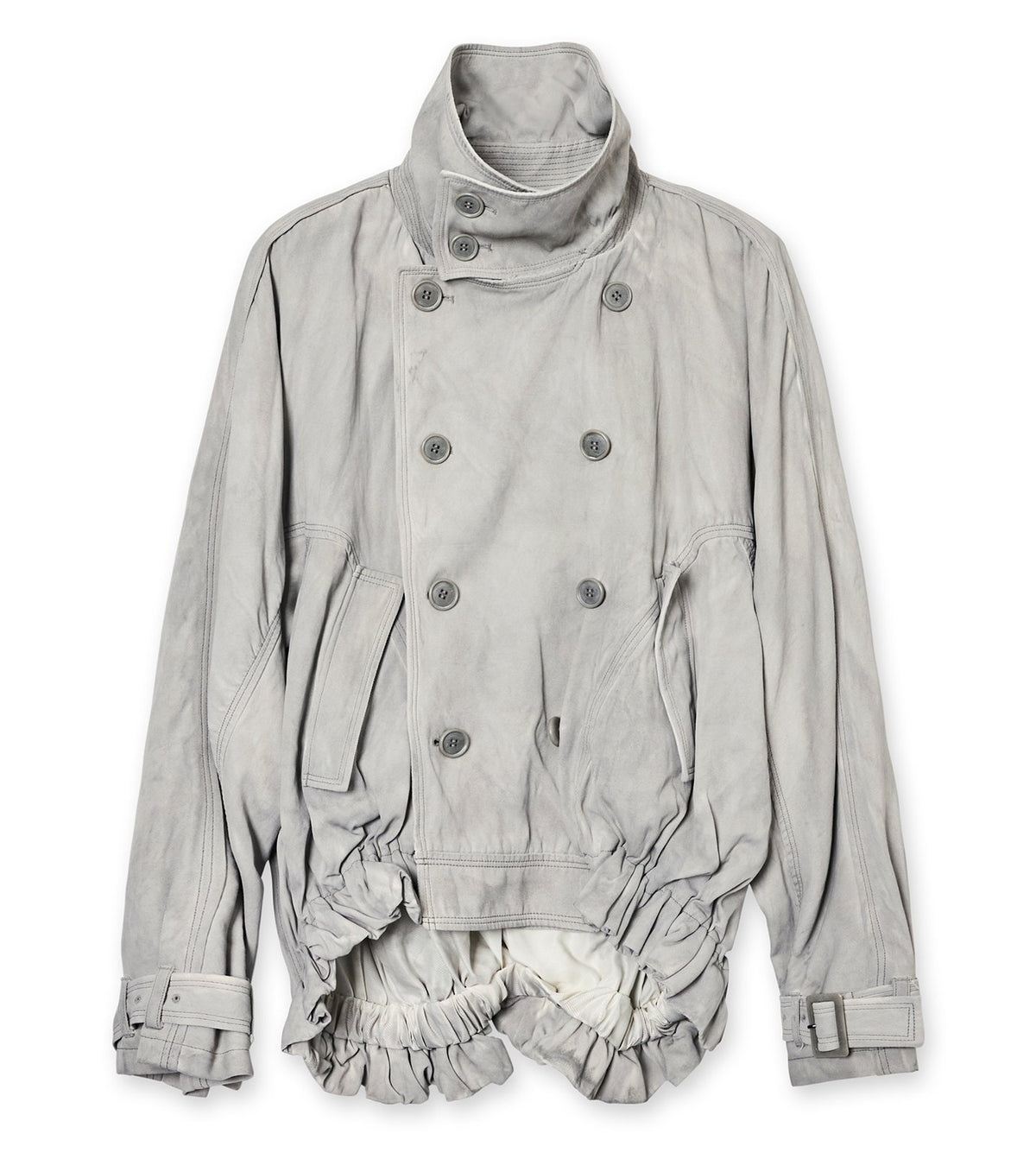 Pigment Wased Double Breasted Jacket