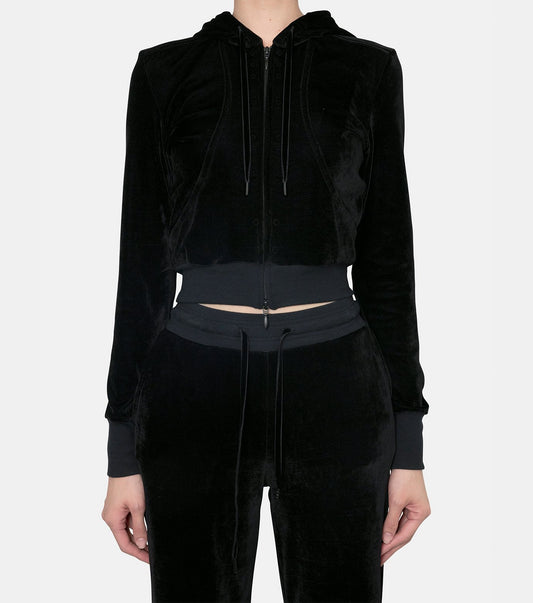 Soft Velour Hoodie