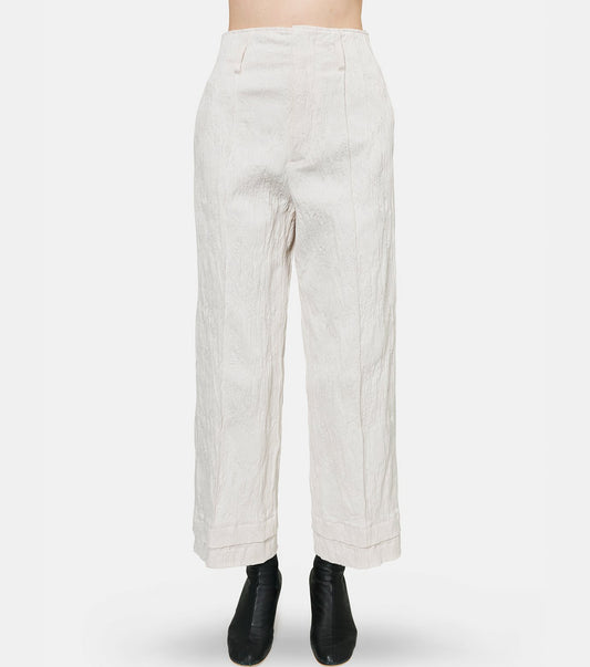 Eroded Jacquard Trousers