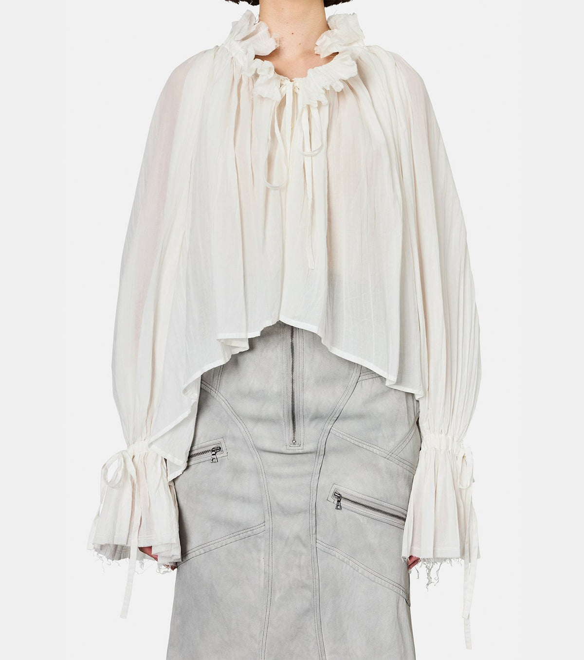 Cotton Frill Blouse