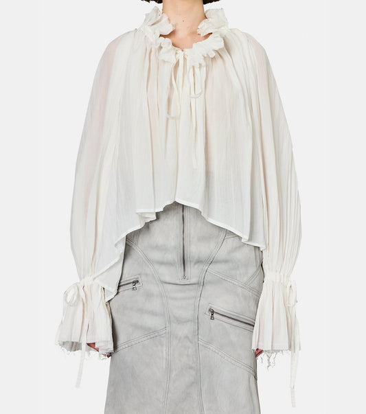 Cotton Frill Blouse