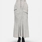 Pigment Washed Zip Panel Mermaid SK