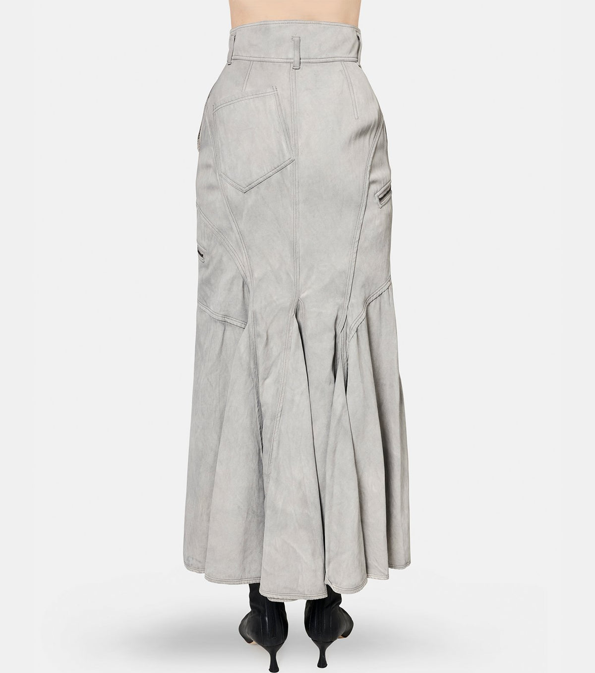 Pigment Washed Zip Panel Mermaid SK