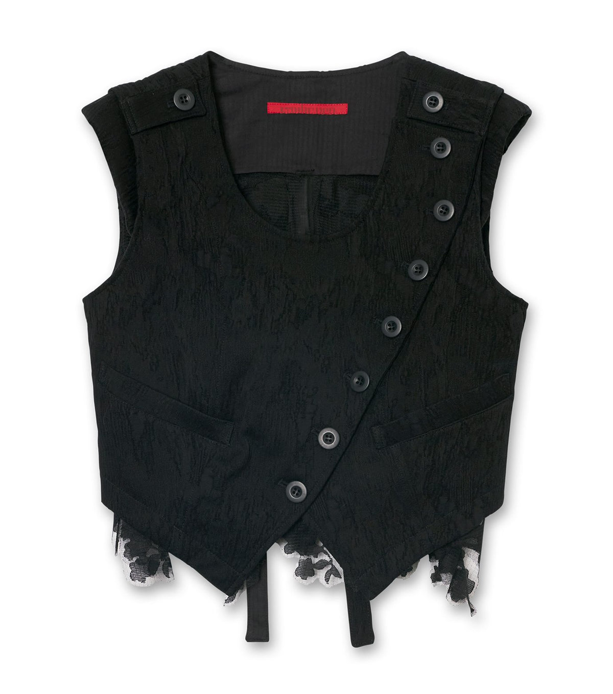 Eroded Jacquard Vest