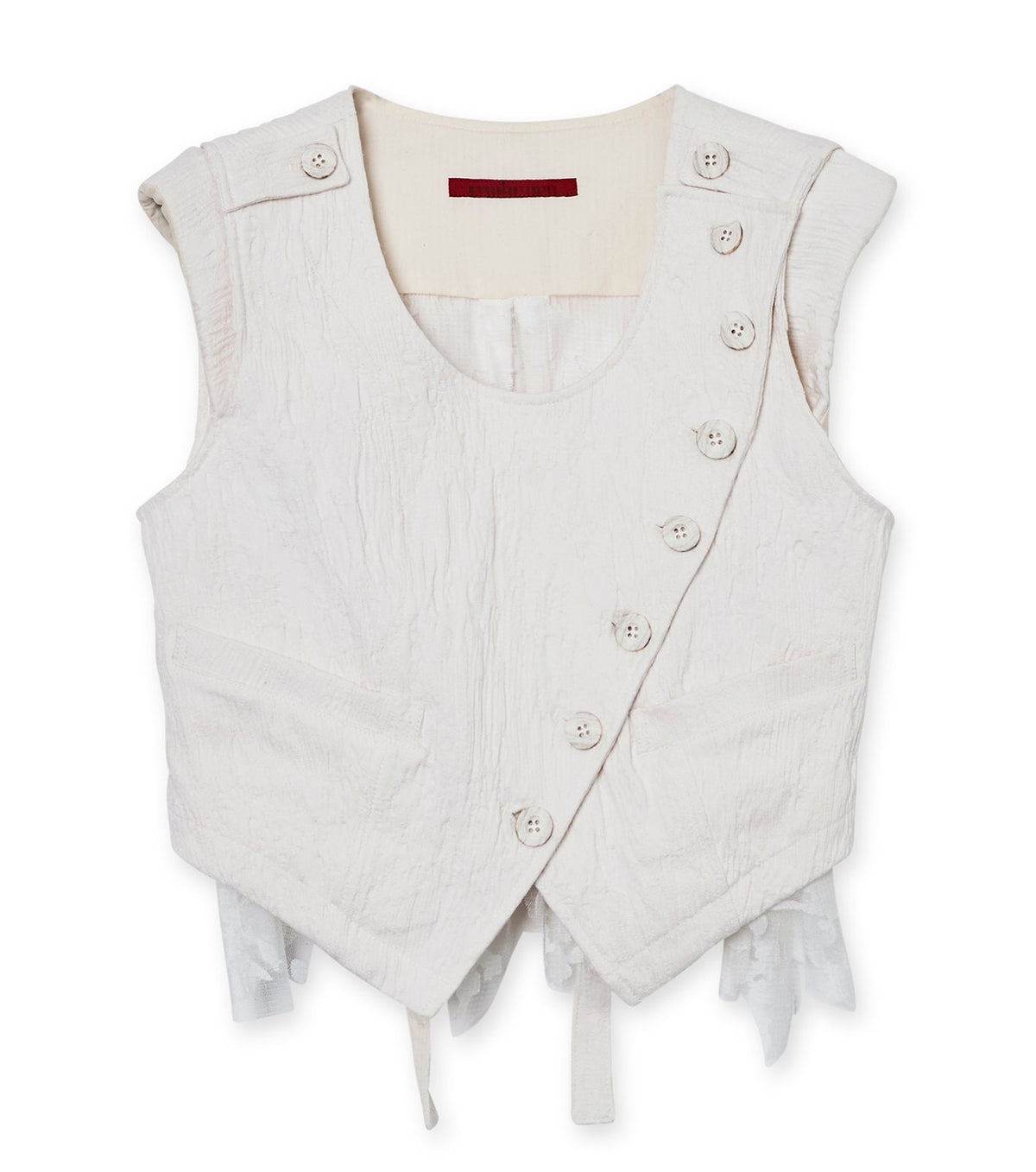 Eroded Jacquard Vest