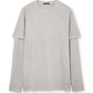 Double Layer LS Relaxed Tee-Vintage