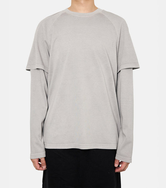Double Layer LS Relaxed Tee-Vintage