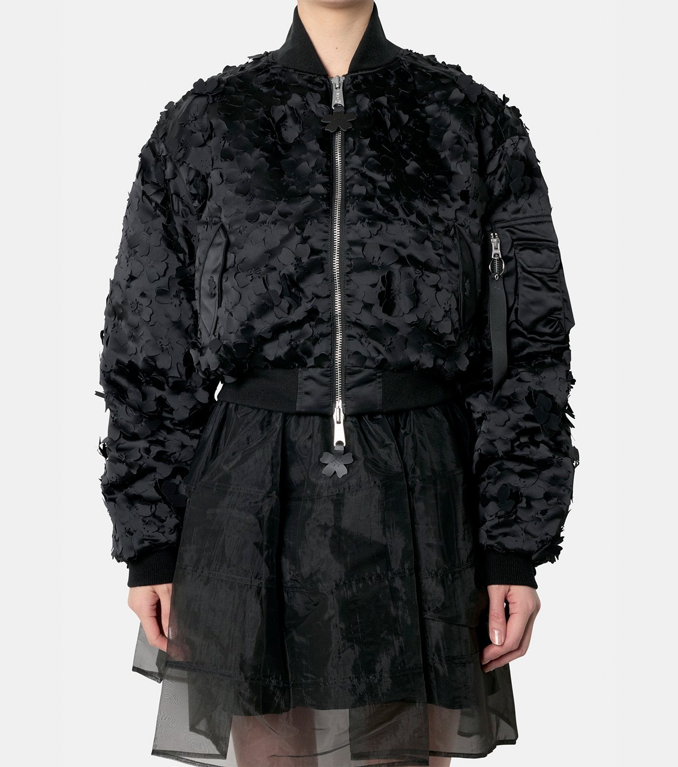 Laser Cut Bomber Jacket