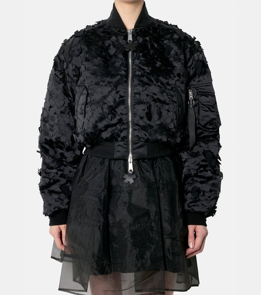 Laser Cut Bomber Jacket